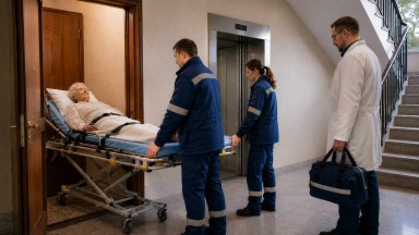 Транспортировка больных после выписки в Темрюке